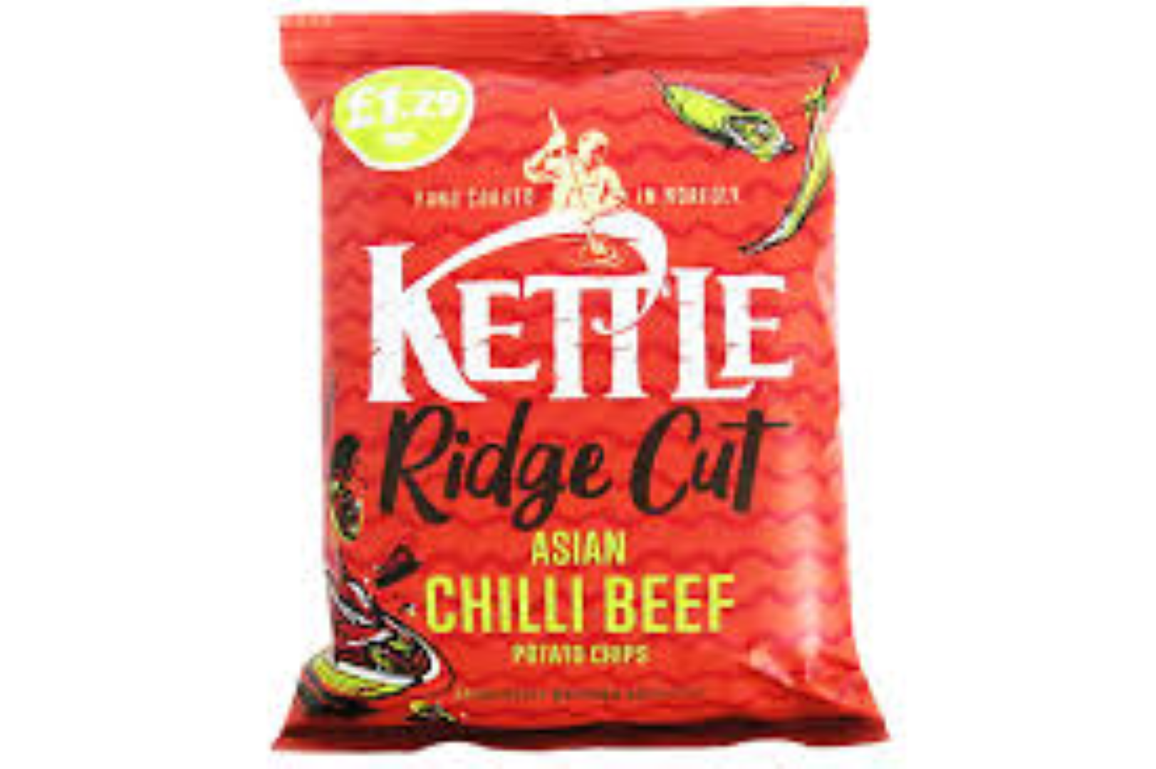 KETTLE RIDGE CUT CHILLI BEEF 80G